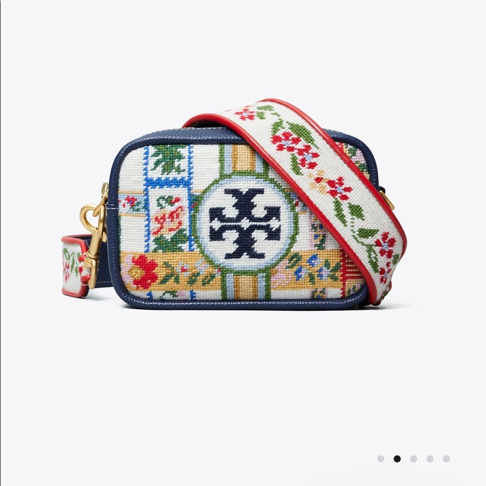 Tory Burch Perry Needlepoint Mini Bag
